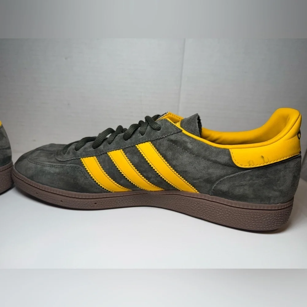 🔥RARE Adidas Handball Spezial Night Cargo Tribe Yellow Adidas - Picture 7 of 16
